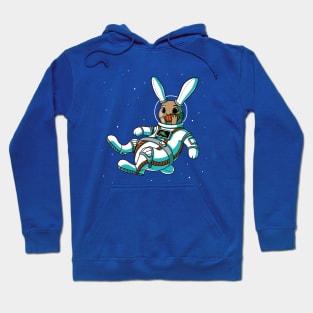 Astronaut Kaninchen Hoodie